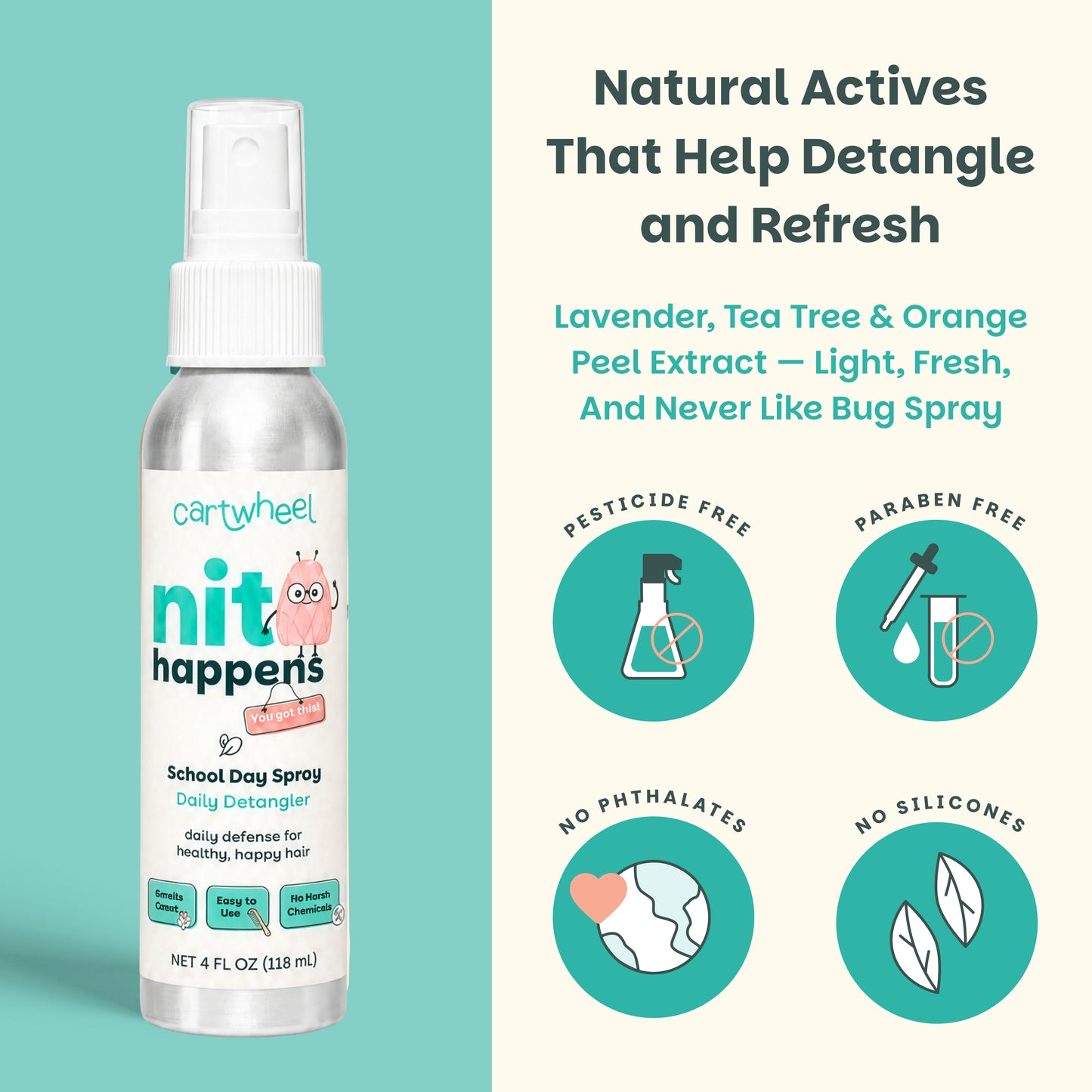 Spray desenredante diario Nit Happens